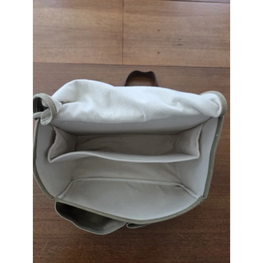 Duluth Trading‎ Co Canvas Laptop Shoulder Tote Messenger Organizer Bag Tan